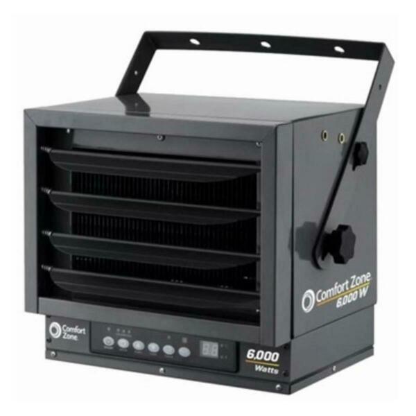 Keen 6000W Heavy Duty Industrial Heater, Charcoal Gray KE3861839